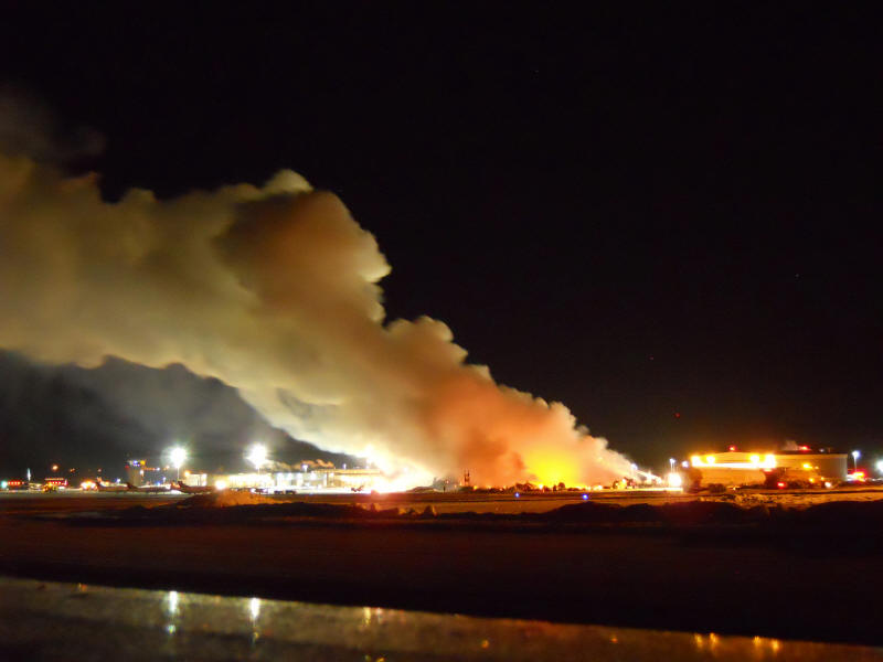 NT Air Fire at Prince George Airport NT Air Fire at Prince George Airport