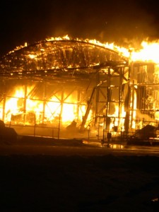 NT Air Fire at Prince George Airport