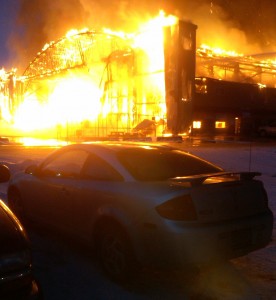 NT Air Fire at Prince George Airport