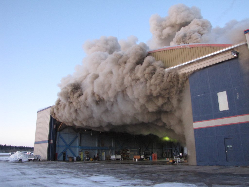 NT Air Fire at Prince George Airport NT Air Fire at Prince George Airport