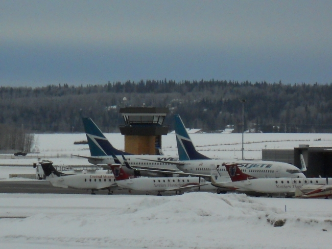Busy Prince George Airport