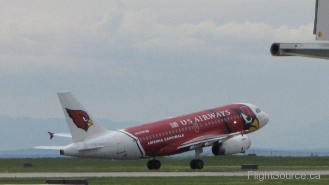 US Airways Arizona Cardinals logo N837AW