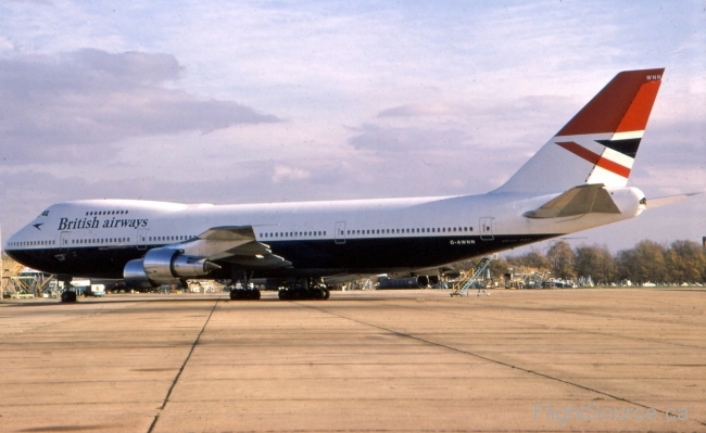 BA Boeing 747-100 G-AWNN