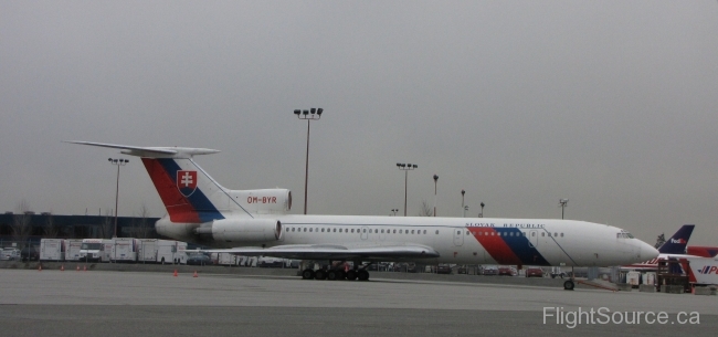 Slovakia Government Tupolev TU-154M OM-BYR
