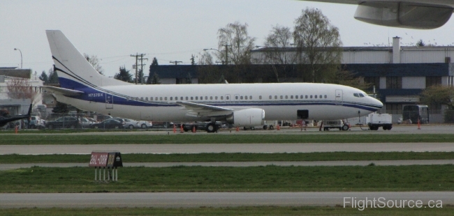Colorado Avalanche charter Boeing 737 N737DX
