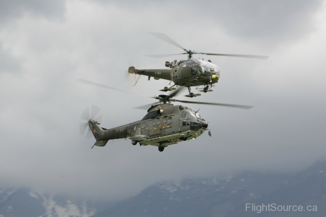 Super Puma and AlouetteIII