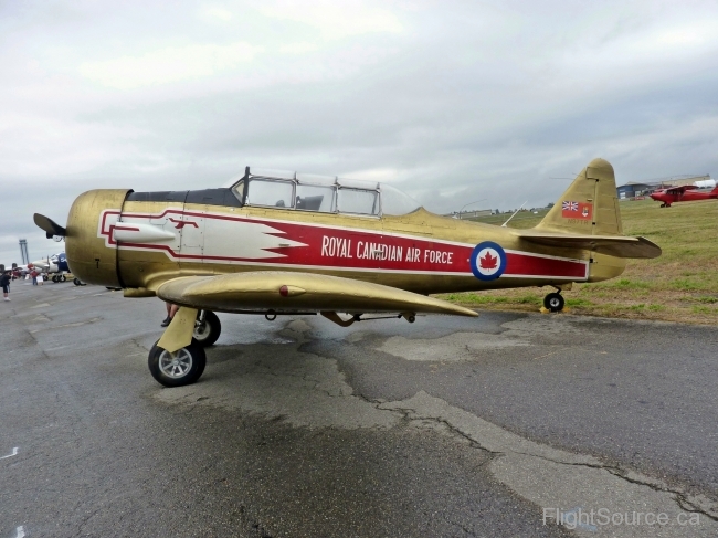 SNJ-4 in RCAF Golden Hawks colors