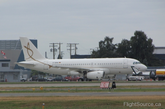 DC Aviation VIP A319 D-ADNA