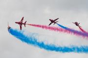 Red Arrows sharp turn in Quebec City