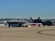 X-47B and Global Hawk