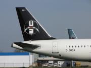 Air Canada/U2 tour logo Airbus A320 C-GQCA