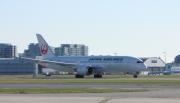 First JAL 787 flight to YVR JA823J