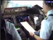 747 takeoff cockpit view